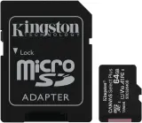 Флеш карта microSDXC 64GB Kingston SDCS2/64GB Canvas Select Plus + adapter Image