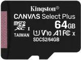 Флеш карта microSDXC 64GB Kingston SDCS2/64GBSP Canvas Select Plus w/o adapter Image