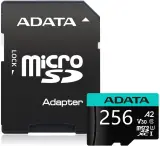 Флеш карта microSDXC 256GB A-Data AUSDX256GUI3V30SA2-RA1 Premier Pro + adapter Image