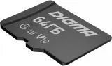 Флеш карта microSDXC 64GB Digma CARD10 V10 + adapter Image