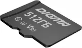 Флеш карта microSDXC 512GB Digma CARD30 V30 + adapter Image