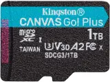 Флеш карта microSDXC 1TB Kingston SDCG3/1TBSP Canvas Go! Plus w/o adapter Image