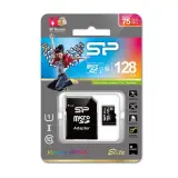 Флеш карта microSDXC 128GB Silicon Power SP128GBSTXBU1V10SP + adapter Image