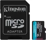 Флеш карта microSDXC 256GB Kingston SDCG3/256GB Canvas Go! Plus + adapter Image