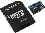 Флеш карта microSDXC 256GB A-Data AUSDX256GUICL10A1-RA1 Premier Pro + adapter Image