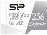 Флеш карта microSDXC 256GB Silicon Power SP256GBSTXDA2V20 Superior V30 A2 w/o adapter Image