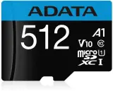 Флеш карта microSDXC 512GB A-Data AUSDX512GUICL10A1-RA1 Premier Pro + adapter Image