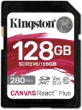 Флеш карта SDXC 128GB Kingston SDR2V6/128GB Canvas React Plus w/o adapter Image