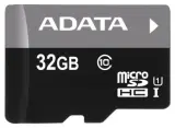 Флеш карта microSDHC 32GB A-Data AUSDH32GUICL10-RA1 + adapter Image