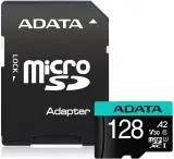 Флеш карта microSDXC 128GB A-Data AUSDX128GUI3V30SA2-RA1 Premier Pro + adapter Image