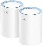 Бесшовный Mesh роутер Cudy M1200 (M1200 2-PACK) AC1200 Wi-Fi белый (упак.:2шт) Image