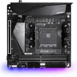 Материнская плата Gigabyte B550I AORUS PRO AX Soc-AM4 AMD B550 2xDDR4 mini-ITX AC`97 8ch(7.1) 2.5Gg RAID+HDMI+DP Image