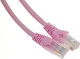 Патч-корд Premier PP12-1M/RO 1000Гбит/с UTP 4 пары cat.5E CCA molded 1м розовый RJ-45 (m)-RJ-45 (m) Image