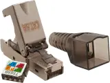 Коннектор Suprlan (10-0240-1) STP кат.6A RJ45 серый (упак.:1шт) Image