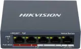 Коммутатор Hikvision DS-3E0105P-E/M(B) 4x100Мбит/с 4PoE+ 35W неуправляемый Image