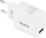 Сетевое зар./устр. Buro BUWG1 18W 3A (QC) USB-A универсальное белый (BUWG18P100WH) Image