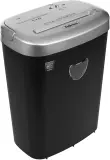Шредер Fellowes PowerShred 53С черный/серый (секр.P-4) фрагменты 10лист. 23лтр. скрепки скобы пл.карты CD Image