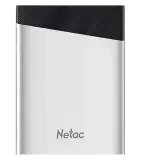 SSD накопитель Netac Z6S 2TB USB 3.2 Gen 2 Type-C External SSD, R/W up to 550MB/480MB/s,with USB-C to USB-A cable and USB-A to USB-C adapter Image