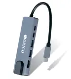 ORIGO Док-станция USB-C, 2xUSB 3.0, 1xUSB-C/PD 3.0, 1xUSB-C, 1x1000Base-T, 1xHDMI Image