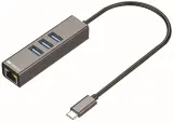 ORIGO Сетевой адаптер USB-C, 3xUSB 3.0, 1x1000Base-T Image