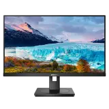 27" Philips 272S1M 1920x1080, LED, 16:9, IPS, 250cd, 1000:1, 50M:1, 4ms, 178/178, VGA, DVI, HDMI, DP, USB 3.2, USB-B,  3*USB-A 3.2, 75Hz, Speakers, HAS, Pivot, Tilt, Swivel, Внутр, VESA, Black, 3y Image