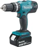 Дрель-шуруповерт Makita DHP453RFE аккум. патрон:быстрозажимной (кейс в комплекте) Image