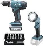 Дрель-шуруповерт Makita DF347DWLX1 аккум. патрон:быстрозажимной (кейс в комплекте) Image