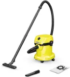 Строительный пылесос Karcher WD 2 V-15/4/18 1000Вт (уборка: сухая/влажная) желтый Image