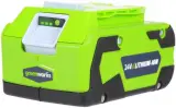 Батарея аккумуляторная Greenworks G24B4 24В 4Ач Li-Ion (2926807) Image