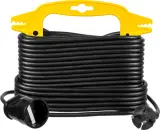 Удлинитель силовой Stayer 55014-15_z01 2x0.75кв.мм 1розет. 15м ПВС пласт.рамка черный Image
