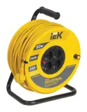 Удлинитель силовой IEK Industrial (WKP15-16-04-50) 3x1.5кв.мм 4розет. 50м ПВС 16A катушка желтый Image