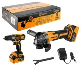 Набор электроинструмента Deko DKCD20/DKAG20-125 (063-4204) в компл.:2инструм. Image