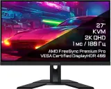 Монитор Gigabyte 27" M27QA черный IPS LED 0.5ms 16:9 HDMI полуматовая HAS 1000:1 350cd 178гр/178гр 2560x1440 180Hz FreeSync DP QHD USB 5.15кг Image
