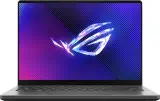 Ноутбук Asus ROG Zephyrus G14 GA403UV-QS186 Ryzen 7 8845HS 16Gb SSD1Tb NVIDIA GeForce RTX4060 8Gb 14" OLED 3K (2880x1800) noOS grey WiFi BT Cam (90NR0I01-M00A00) Image