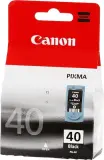 Картридж струйный Canon PG-40BK 0615B001 черный (400стр.) для Canon FAX-JX200, FAX-JX500; PIXMA IP1200, IP1700, IP2200, IP6210, MP140, MP150, MP160, MP170, MP180, MP190, MP210, MP220, MP450, MP460, MP470, MX300, MX310, iP1300, iP1600, iP1800, iP1900, iP25 Image