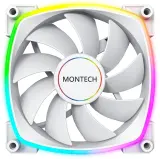 Вентилятор для корпуса Montech AX140 ARGB 140х140x25 белый 4-pin 27.9дБ (AX140 PWM WHITE) Ret Image