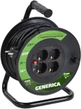 Удлинитель силовой Garden УК30 (WKP10-10-04-30-G) 2x1.0кв.мм 4розет. 30м ПВС 10A катушка черный Image