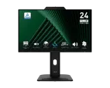 MSI PRO MP242PMG 23.8" 16:9 FHD(1920x1080) IPS Flat,Webcam,4ms(GTG),1000:1,100M:1,300nit,1xHDMI,1xDP,1xVGA,1xUSB-A,1xUSB-B,Speaker,Tilt,Swivel,Height,Pivot,VESA,120Hz,Black,1y war-ty Image