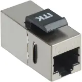 Адаптер ITK CS7-1C5EF проходной Keystone RJ45 кат.5E FTP стальной (упак.:1шт) Image