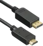 Кабель KingPrice KP-DP1.2-HD2.0-1.5m ver2.0 DisplayPort (m) HDMI (m) 1.5м черный Image