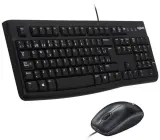 Клавиатура + мышь Logitech MK120 клав:черный мышь:черный/серый USB (920-002562) Image