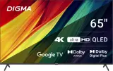 Телевизор QLED Digma 65" DM-LED65UQB31 Google TV Frameless Metal черный/черный 4K Ultra HD 60Hz MEMC DVB-T DVB-T2 DVB-C DVB-S DVB-S2 USB WiFi Smart TV Image