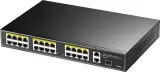 Коммутатор Cudy FS1026PS1 (L2) 24x100Мбит/с 2x1Гбит/с 1SFP 24PoE 24PoE+ 300W неуправляемый Image