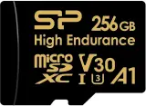 Флеш карта microSDXC 256GB Silicon Power SP256GBSTXDV3V1HSP High Endurance + adapter Image