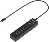 Разветвитель USB-C Buro BPH-C-P107 7порт. черный (BU-USBC-HUB-7U2) Image