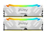Kingston 32GB 8000MT/s DDR5 CL38 DIMM (Kit of 2) FURY Renegade RGB White XMP Image