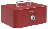 Ящик для денег Deli ET501 9x20x16 красный Image