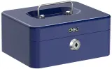 Ящик для денег Deli ET503 9x20x16 синий Image