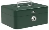 Ящик для денег Deli ET504 9x20x16 зеленый Image