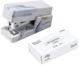 Степлер мини Deli NS083C WHITE Nusign 24/6 26/6 (25листов) белый 830скоб пластик коробка Image
